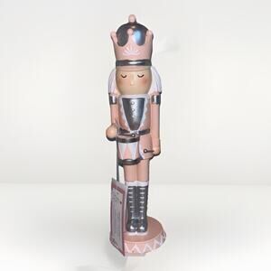 Cupcakes and Cashmere Pink Drummer Boy Nutcracker Crown Christmas Holiday 14”
